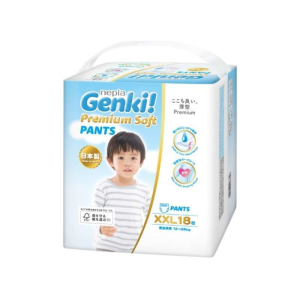NEPIA GENKI PREMIUM PANTS XXL18 XXL 18 / DIAPERS / POPOK CELANA BAYI