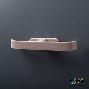 EZHOME Self Adhesive Towel Rail Bar Towel Rod Non-Trace Rack Towel Holder Hanger Bathrooms Holder Trackless Penyangkut tuala