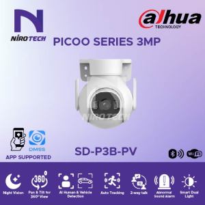 [SIRIM APPROVED] DAHUA PICOO B1 3MP Outdoor Wireless CCTV WiFi Camera (DH-P3B-PV)