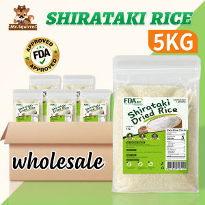 Original 5KG Dried Shirataki Rice Konjac Keto Low Carb Wholesale Dry Shiritake Rice FDA approval
