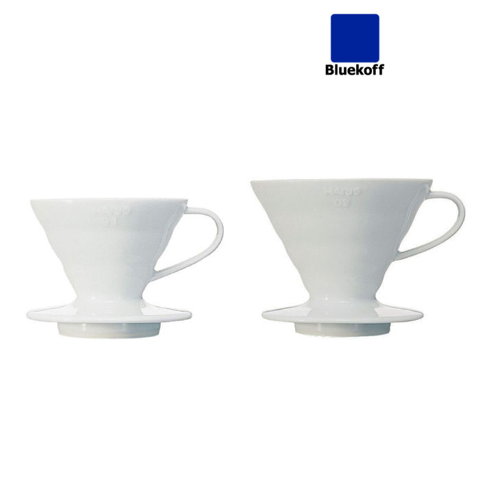 Bluekoff ดริปเปอร์ Hario V60 Ceramic Coffee Dripper Lazada.co.th