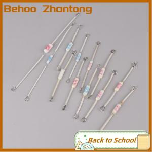 Behoo 10Pcs RF Rice Cooker Thermal Fuse Cutoff 10A 20A 90C 125C 185C 230C