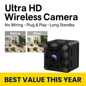 กล้องมินิไร้สาย Ultra HD ไร้สาย WiFi จอภาพในร่มแบบแม่เหล็ก ดีไซน์สมาร์ท กล้องสอดแนมที่ซ่อนอยู่无线微型摄像头
