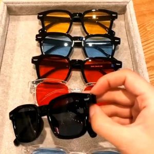 AG Kacamata Hitam Kekinian Model Persegi Wanita Pria Terbaru dan Murah