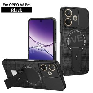 Ốp điện thoại cho OPPO A5 PRO a5pro 5g 2025 Túi Da Giữ từ tính Ốp điện thoại chống sốc bìa cứng