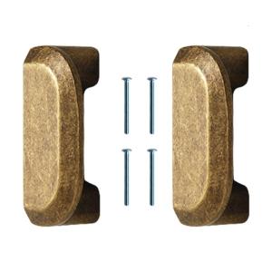 2pcs Vintages Bronze Cupboard Handles Sturdy Zinc Alloy for Unique Home Decoration and Interior Designs Enthusiasts