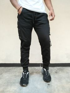 Celana jogger panjang pria dewasa terbaru pinggang karet