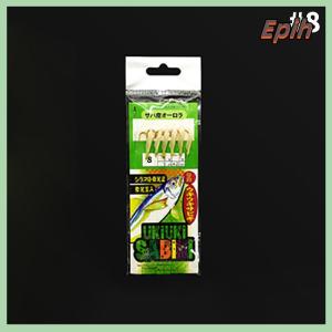[Epih] White Fish Skin Biomimetic String Hook Aji Hook Angler Hook Fishing Gear