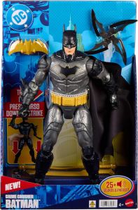 Mattel DC Crime Crusher Batman Action Figure 25 Plus Phrases & Sounds Articulation 4 Weapons