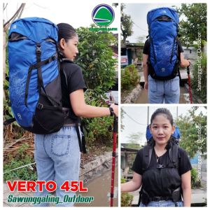 VERTO 45 -  TAS CARRIER PENDAKI GUNUNG PALING MURAH 45L
