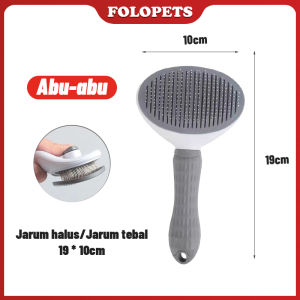 FOLOPETS Sisir Grooming Kucing Anjing F01 Pet Grooming Brush Sisir Perawatan Peliharaan