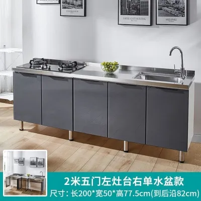 Kitchen Cabinet Stainless Steel Sink Cabinet Kitchen Custom Cabinet