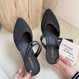 Free Shipping New Spring And Summer Collection: WomenS Wedge-Heeled Slip-On Sandals Fashionable Two-Way Wear Sandals And Comfortable Slip-On Sandals With A Closed Toe