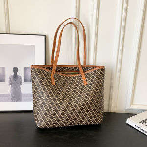 Premium High Quality Medium Size Big Capacity Women Soft Leather Fashion Tote Bag PU Leather