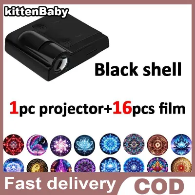 kittenBaby 16 mô hình trang trí đèn Led Mandala chiếu Đêm ánh sáng mặt trăng hoa anh đào mô hình cho trẻ em phòng hoặc bé Vườn Ươm