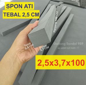 SPON ATI / BUSA ATI TEBAL 25 CM WARNA HITAM LEBAR 37 CM X PANJANG 100 CM