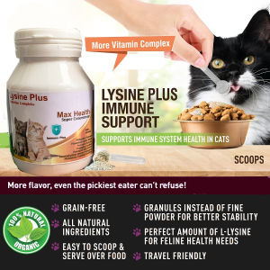 Vitamin Kucing Agar Gemuk Penambah Nafsu Makan Bulu Lebat Lysine Plus Meningkatkan Sistem Kekebalan Tubuh Hewan Peliharaan