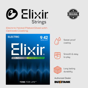 Elixir OPTIWEB Electric Guitar Strings Nickel Plated Steel