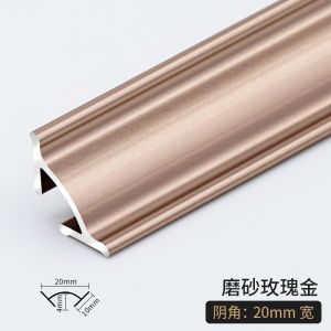 95% Highly Rated Aluminum Corner Trim Strip Line Slot Rounded Corner Protector Edge Strip Closing Strip Wood Floor Ceiling Pressing Line