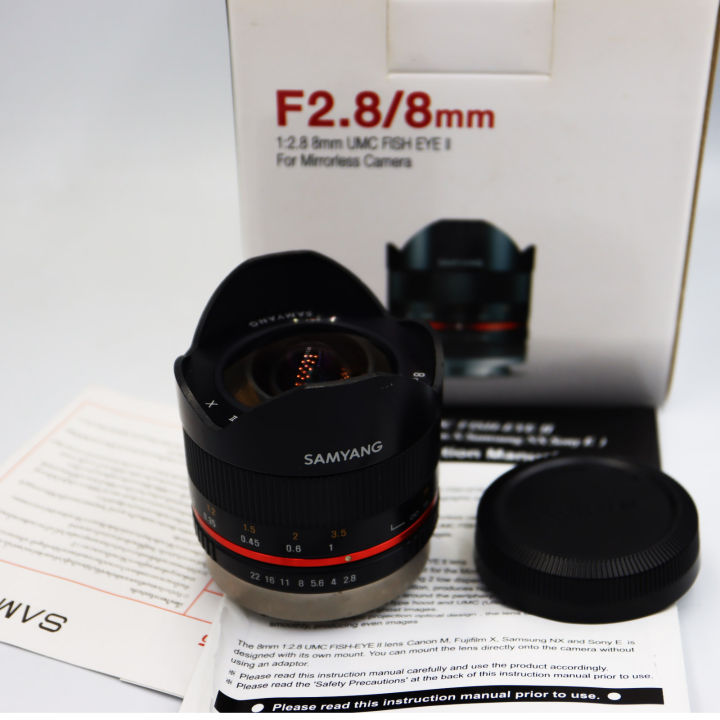 Samyang 8mm F2.8 Fujifilm X-Mount UMC Fish-eye II Fisheye Samyang 8mm F2.8 Fujifilm X-Mount UMC Fish-eye II Fisheye