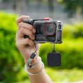 LUMINOU Quick Release Xplorer Grip Kit Camera Frame Shutter Button Aluminum Alloy Camera Grip Handle  Protective StreetGrip Vlog Holder for Insta360 Ace Pro 2/Ace Pro Camera Accessories. 