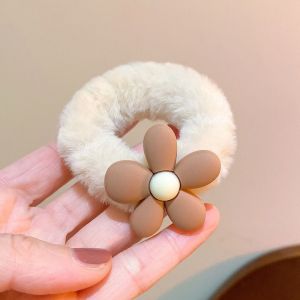 FG Ikat Rambut Bulu Lembut Fashion Korea Import Scrunchie Bulu Lucu Ikat Rambut Korea Karakter