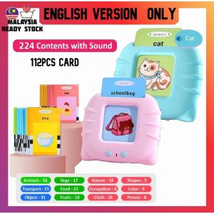 Ready Stock 510 Contents Early Education Machine Toys Baby Kids Toy Flash card kids toys smart english education