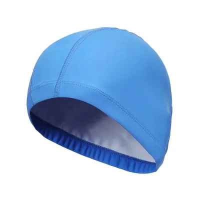 Swimming Caps Unisex Adult Kids Swimming Hat Polyester Long Hair Diving Hat Swim Pool Hat Ear Protect Quick Drying Water Sports Bathing Cap