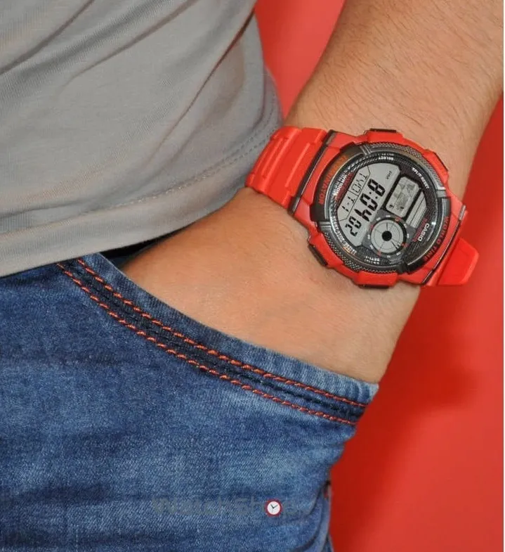 Casio ae 1000w orange best sale