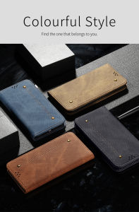 For OPPO Reno 6Z / 6 4G / 6 5G / Reno 5 5 Pro 5Z 5F / Reno 4 4 Pro 4Z 4F 4 Lite / Reno 3 / Reno 2 2F 2Z Phone Case Magnetic Classic Denim with Stand Card Slot Flip Cover Casing