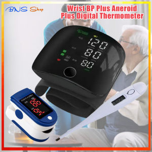 Wrist BloodPressure Plus Digital Thermoter Plus Oximeter Blue
