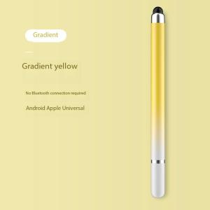 Macaron Gradient Double Head Stylus Disk Screen Touch Pen Phone Tablet Drawing Capacitor Pen