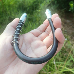 Ống Dẫn Thủy Lực Áp Suất Cao 30cm Có Lò Xo Bảo Vệ - Bọc cao su đen chống mài mòn rò rỉ
