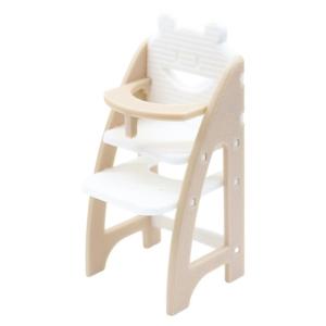 Premium Plastic Dollhouses Baby Dining Chair 1/12 Scale Miniature Furniture Safe Kids Learning Toy