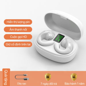 Tai nghe S29 bluetooth kẹp tai truyền âm thanh qua xương tai không rơi khi vận động mạnh nghe 5 tiếng liên tục  chống thấm mồ hôi tốt