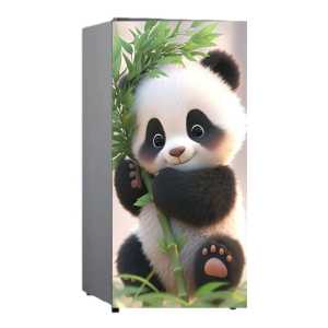 Walpaper Stiker Kulkas 1 Pintu Ukuran 120cm x 60 cm Motip Karakter cetak Sendiri Bisa COD