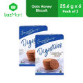 Jeanne & Jamie's Recipes Digestives 25.6 g x 6 - Pack of 2. 