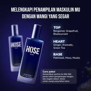 Hose EDP Black / Blue / Grey / Black OUD / Blue SUPREME 50ml Parfum Pria