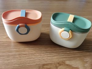 Tempat kotak Susu Bubuk Bayi Lucu portabel Wadah penyimpanan Sealed Anti Tumpah / Tempat Kotak Penyimpanan Susu Bubuk bayi milk powder container