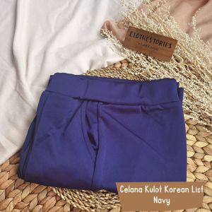 CELANA KULOT SCUBA CUBIT PREMIUM TEBAL KULOT PUTIH TULANG HIGHWAIST 4 UKURAN PANJANG 93cm PINGGANG FULL KARET