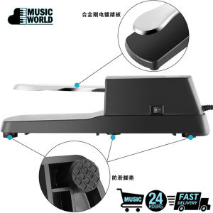 Universal Keyboard Piano Sustain Pedal Durable Anti Slip Musical Electric Piano Sustain Pedal Keyboard Piano Sustain Pedal Damper