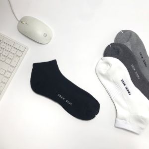 !! หนาพิเศษ !! ถุงเท้าข้อสั้น ทรงใหญ่ ผ้า Cotton พื้นหนา