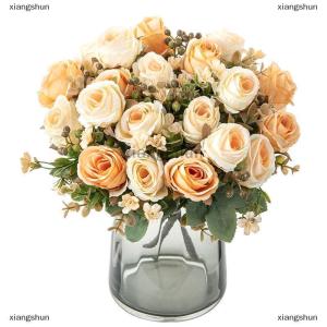 [COD] xiangshun Hoa Nhân Tạo Hoa hồng đám cưới cô dâu bó hoa phòng nhà lễ hội ngoài trời Vườn cây cảnh vòm tự làm hộp quà tặng trang trí