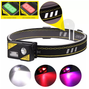 JK New Design Super Bright Rechargeable XPG LED Headlamp with Sensor Switch Multifunctional LED Headlight