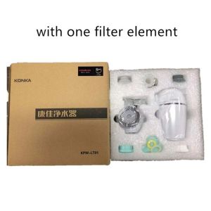 KONKA Tap Water Purifier Kitchen Faucet Washable Ceramic Percolator Water Filter Filtro Rust Bacteria Removal Replacement Filter Include Faucet Water Purifier Filters Nuclear wastewater 净水器 滤水器