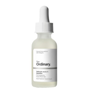 The Ordinary Salicylic Acid 2% Solution Exfoliating Facial Serum Unclog Pores Blackhead Oil Control Acne Treatment for Oily Blemish‑Prone Skin