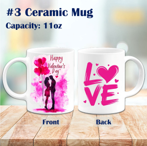 VALENTINES DAY MUGS Valentines Gift for Loved Ones & Souvenir Personalized
