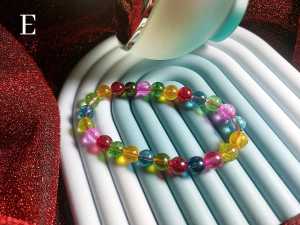Ready Stock- Sugar candy tourmaline crystal bracelets Women Girl Bracelets Fashion Jewelry Accessories 糖果碧玺手串 水晶手链