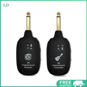 COD [Free Shipping] UHF Wireless Guitar Transmitter and Receiver with Easy Operation and Reliable Signal