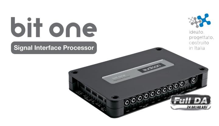 Audison Bit One car DSP processor with DRC Digital Remote Control มือ ...